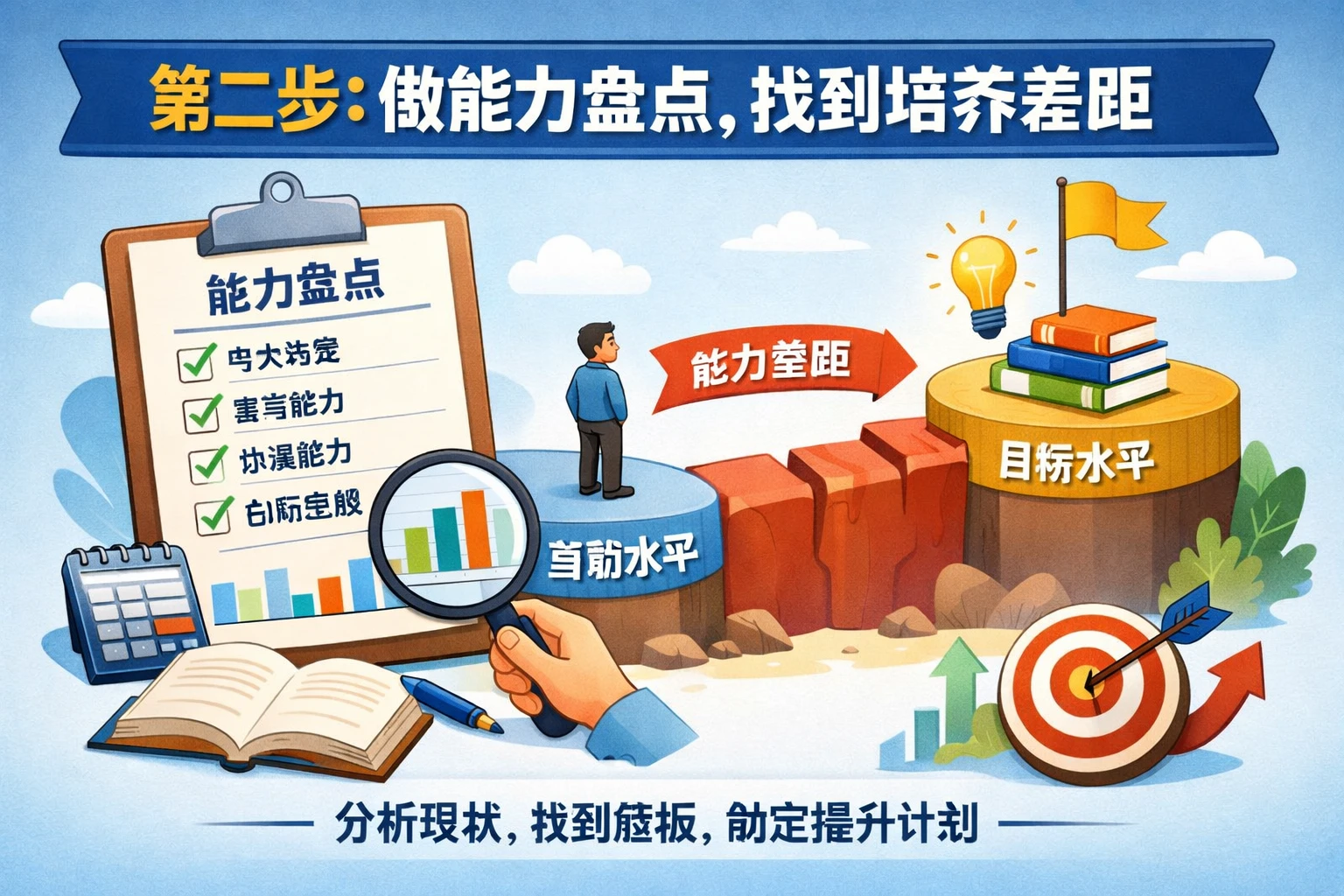 第二步：做能力盘点，找到培养差距
