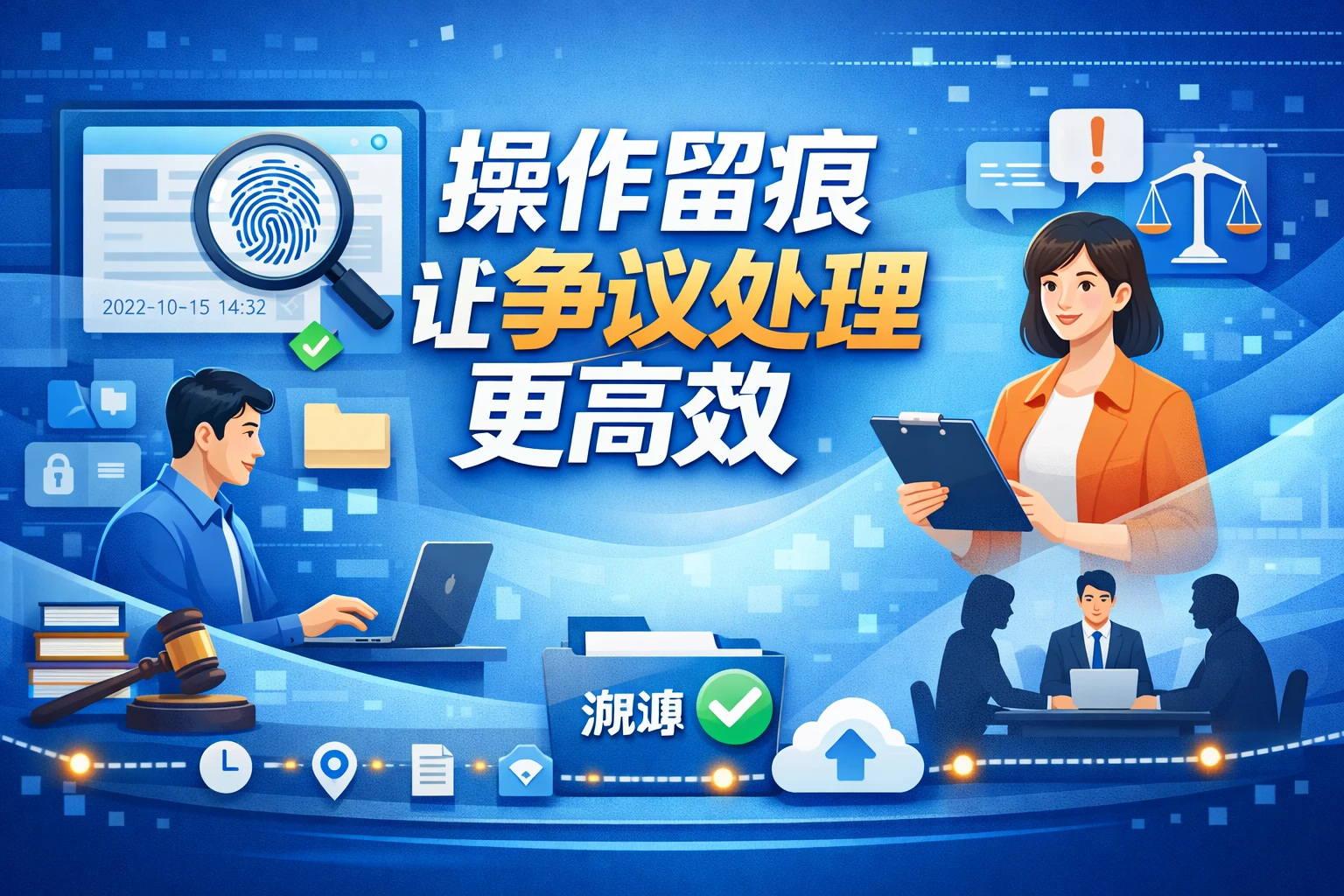 操作留痕让争议处理更高效