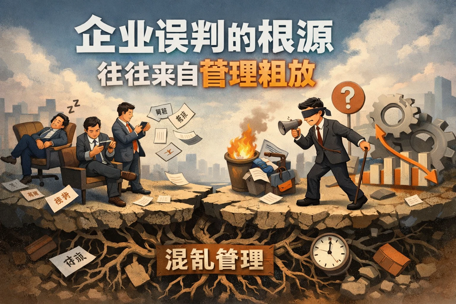 企业误判的根源，往往来自管理粗放