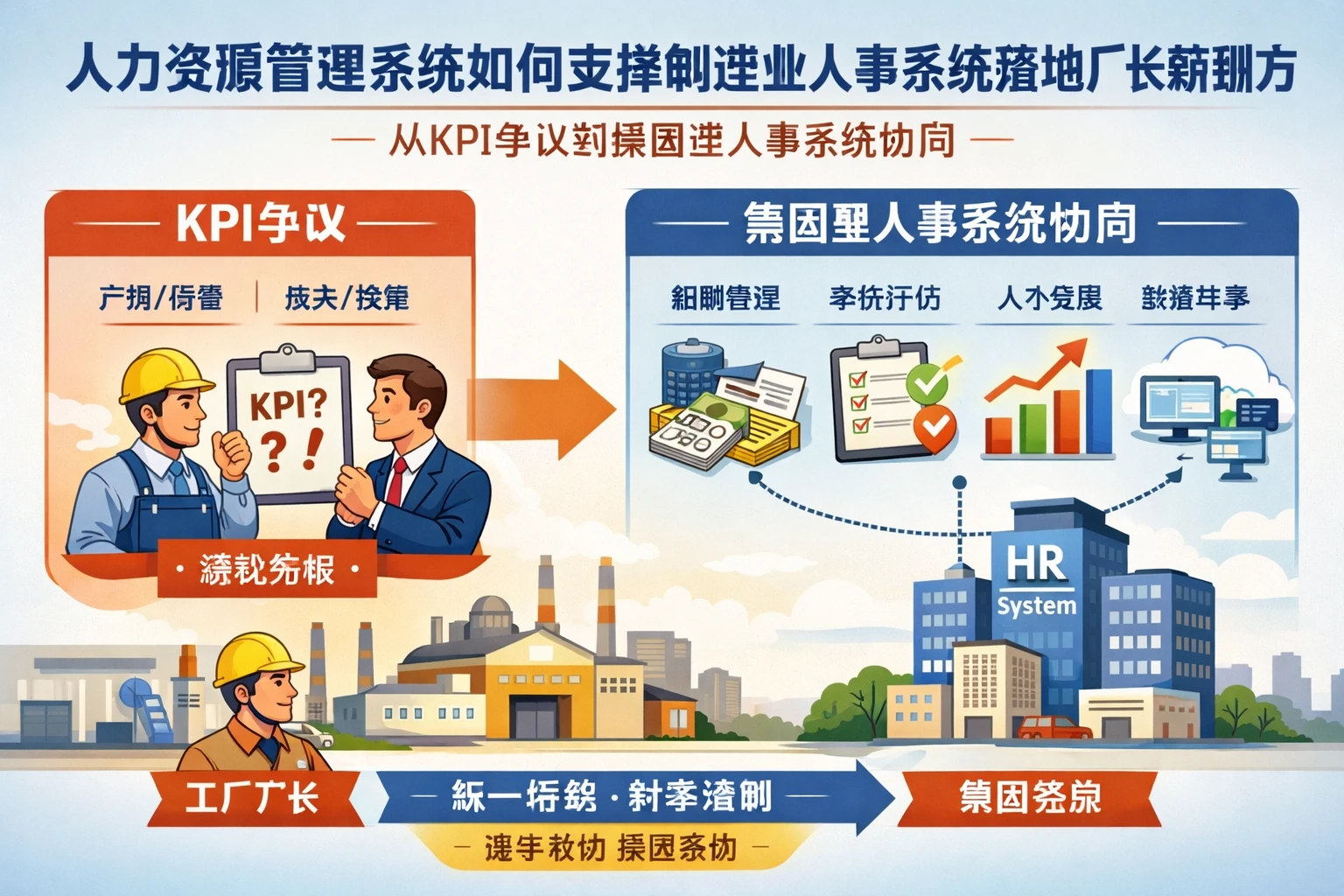 人力资源管理系统如何支撑制造业人事系统落地厂长薪酬方案：从KPI争议到集团型人事系统协同