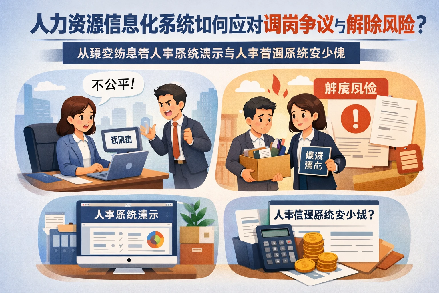 人力资源信息化系统如何应对调岗争议与解除风险？从真实场景看人事系统演示与人事管理系统多少钱
