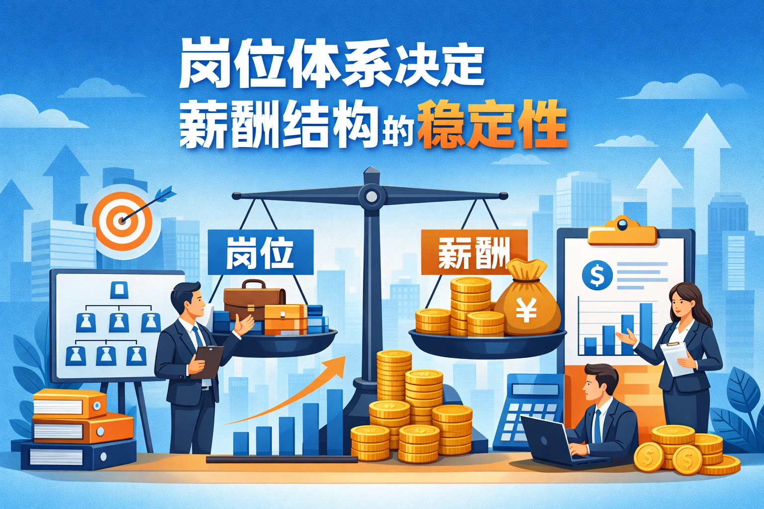 岗位体系决定薪酬结构的稳定性