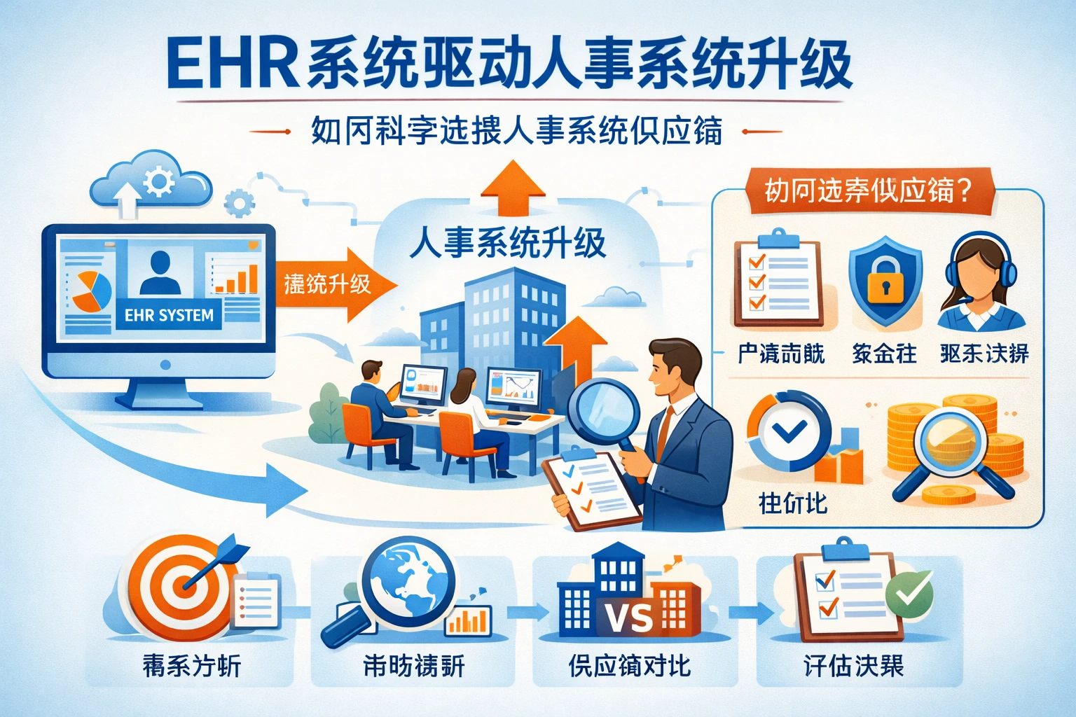 ehr系统驱动人事系统升级，如何科学选择人事系统供应商