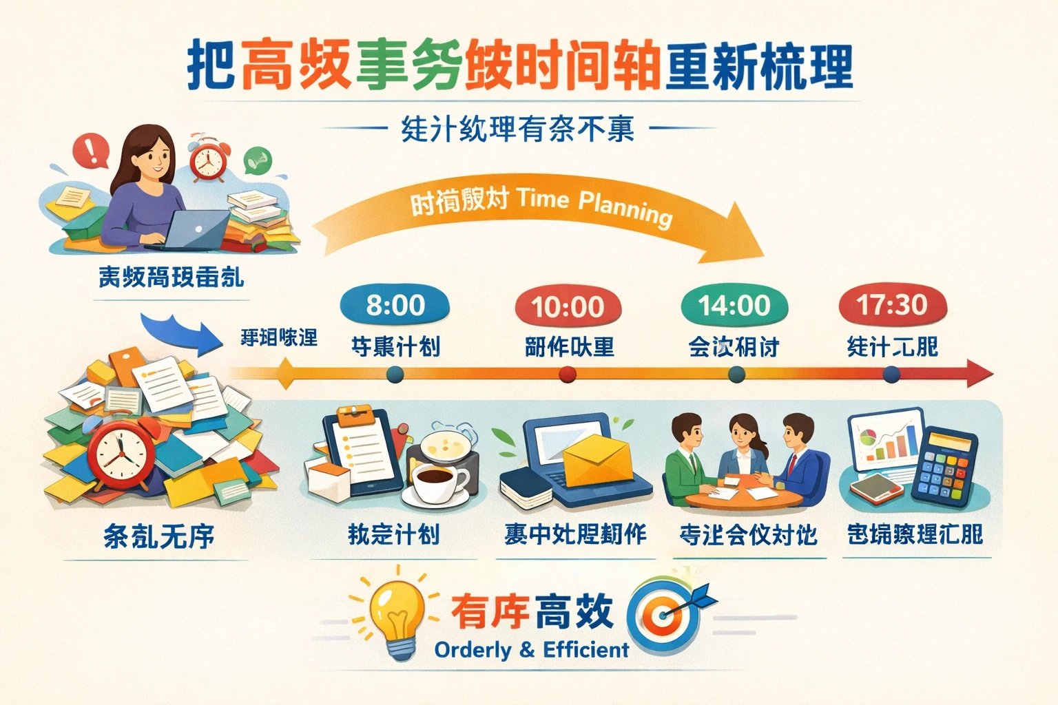 把高频事务按时间轴重新梳理