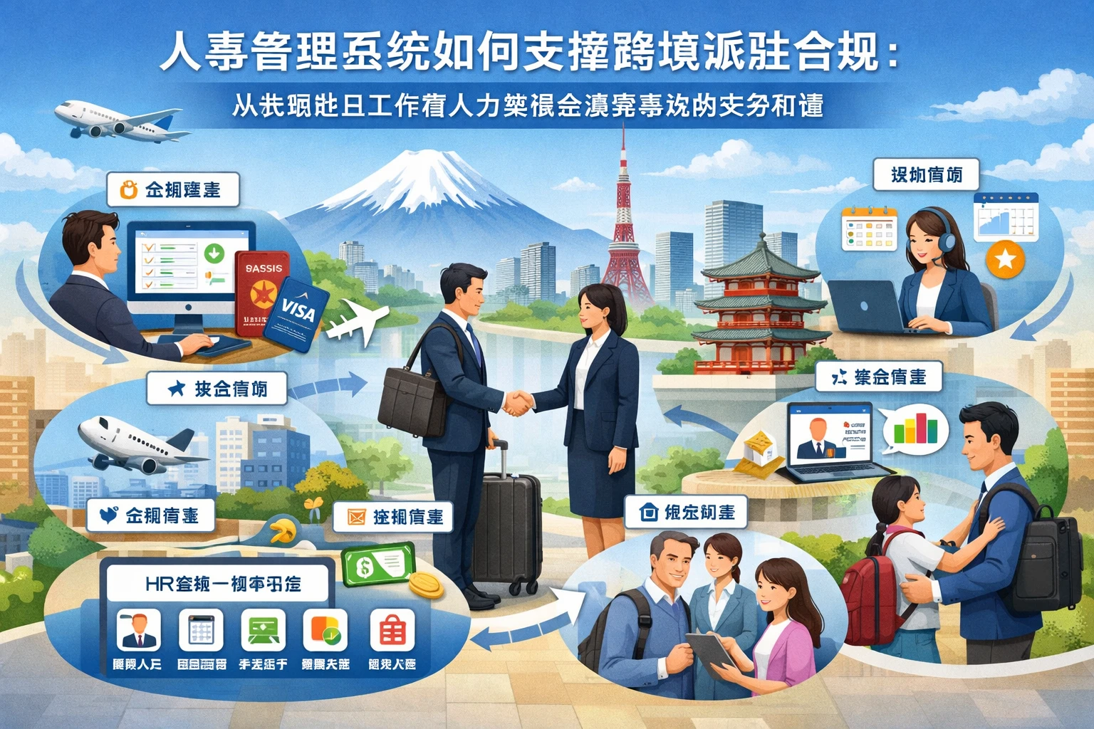 人事管理系统如何支撑跨境派驻合规：从长期赴日工作看人力资源全流程系统的实务价值