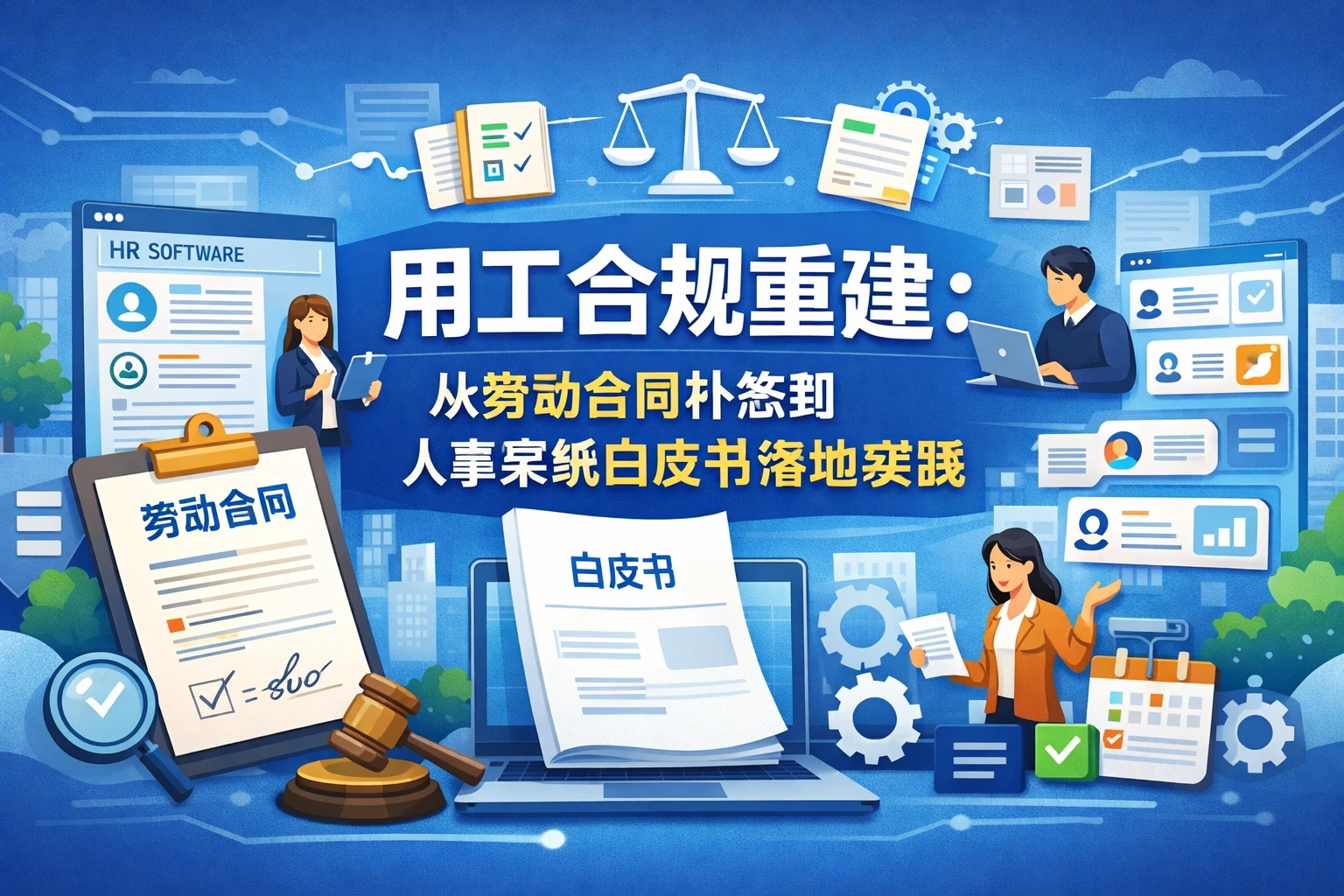 人力资源软件视角下的用工合规重建:从劳动合同补签到人事系统白皮书落地实践