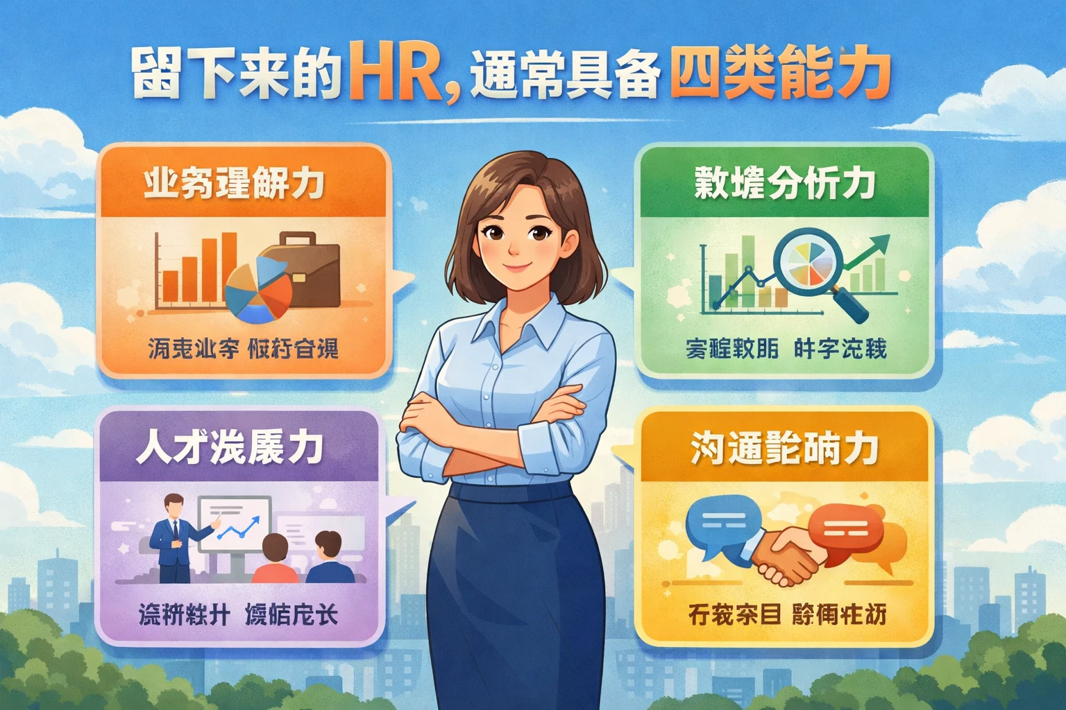 留下来的HR，通常具备四类能力