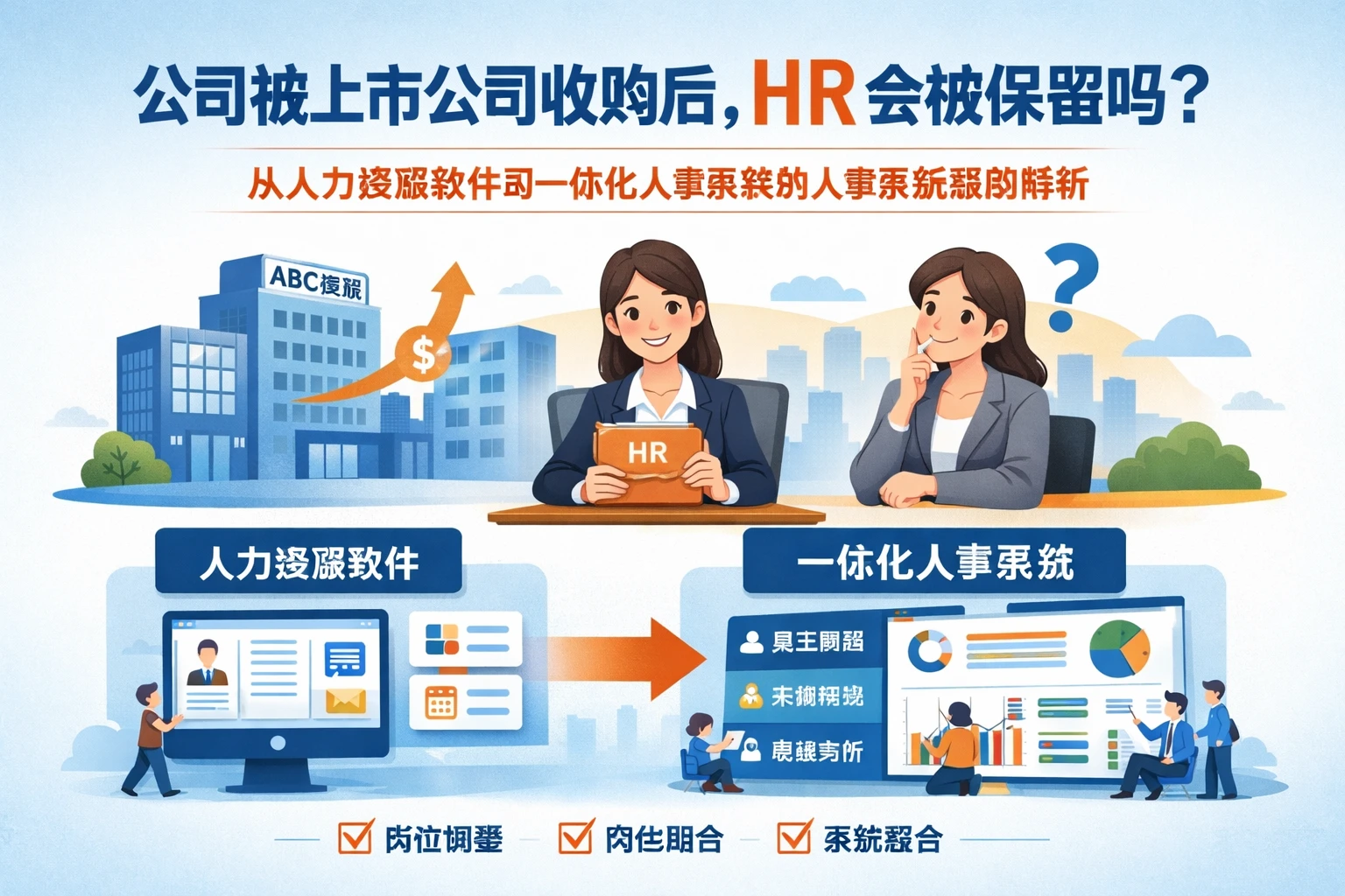 公司被上市公司收购后，HR会被保留吗？从人力资源软件到一体化人事系统的人事系统案例解析