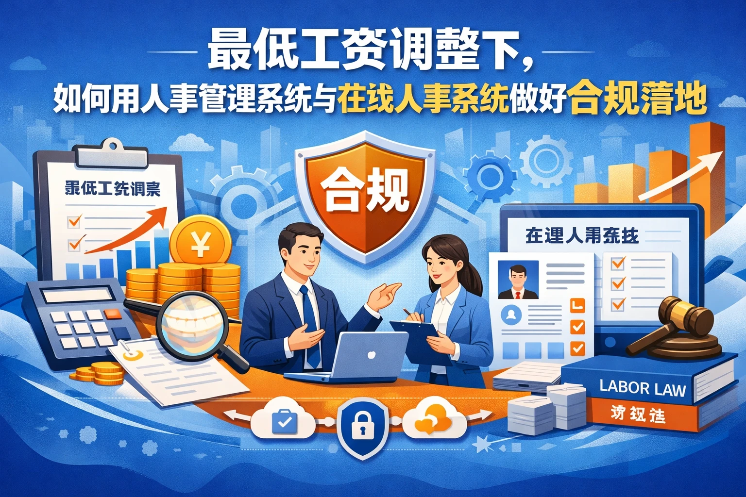 最低工资调整下，如何用人事管理系统与在线人事系统做好合规落地