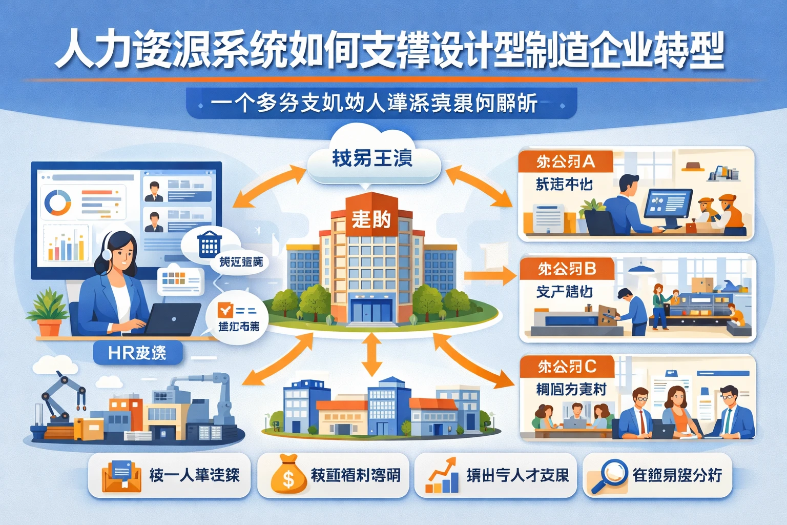 人力资源系统如何支撑设计型制造企业转型：一个多分支机构人事系统案例解析
