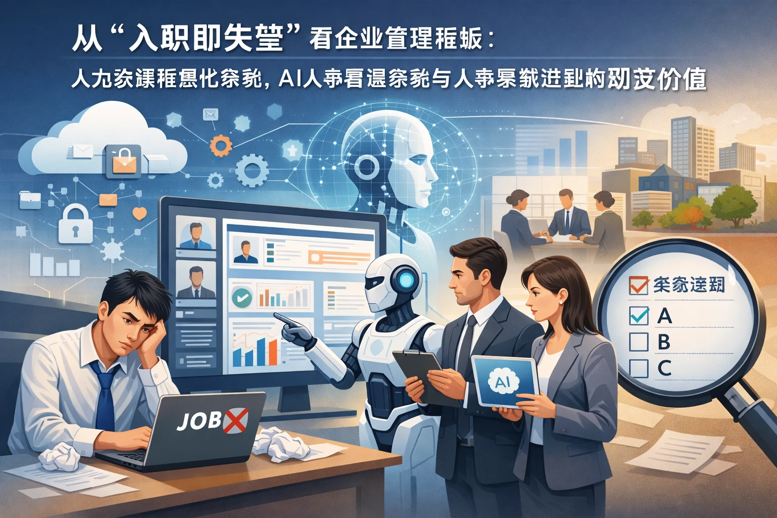 从“入职即失望”看企业管理短板：人力资源信息化系统、AI人事管理系统与人事系统选型的现实价值
