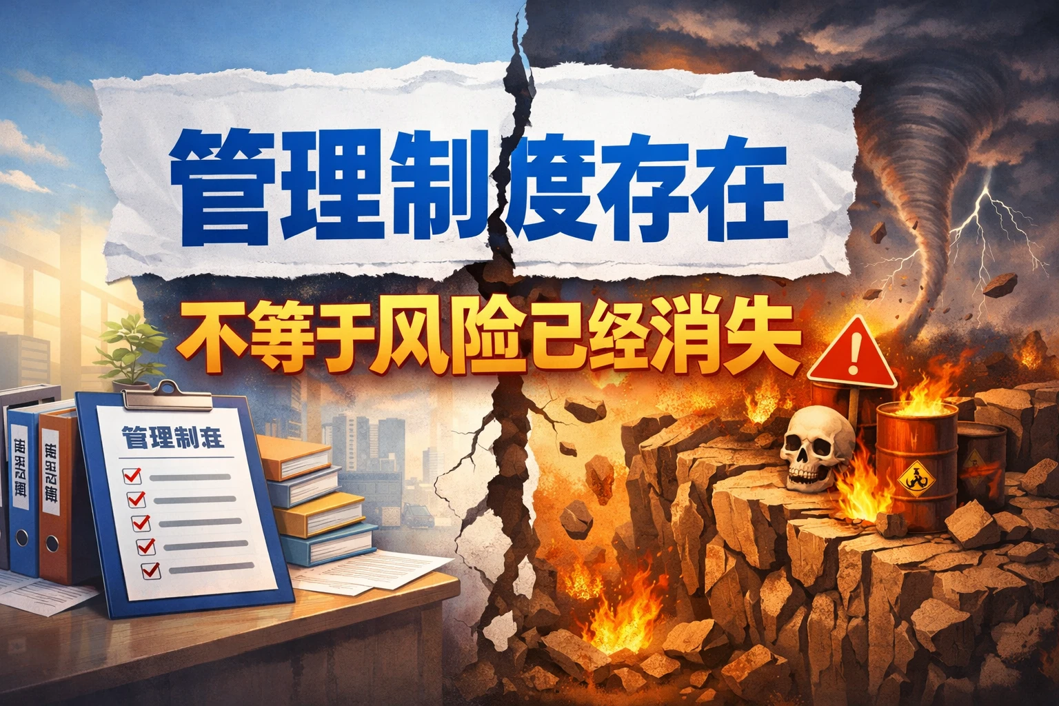 管理制度存在，不等于风险已经消失