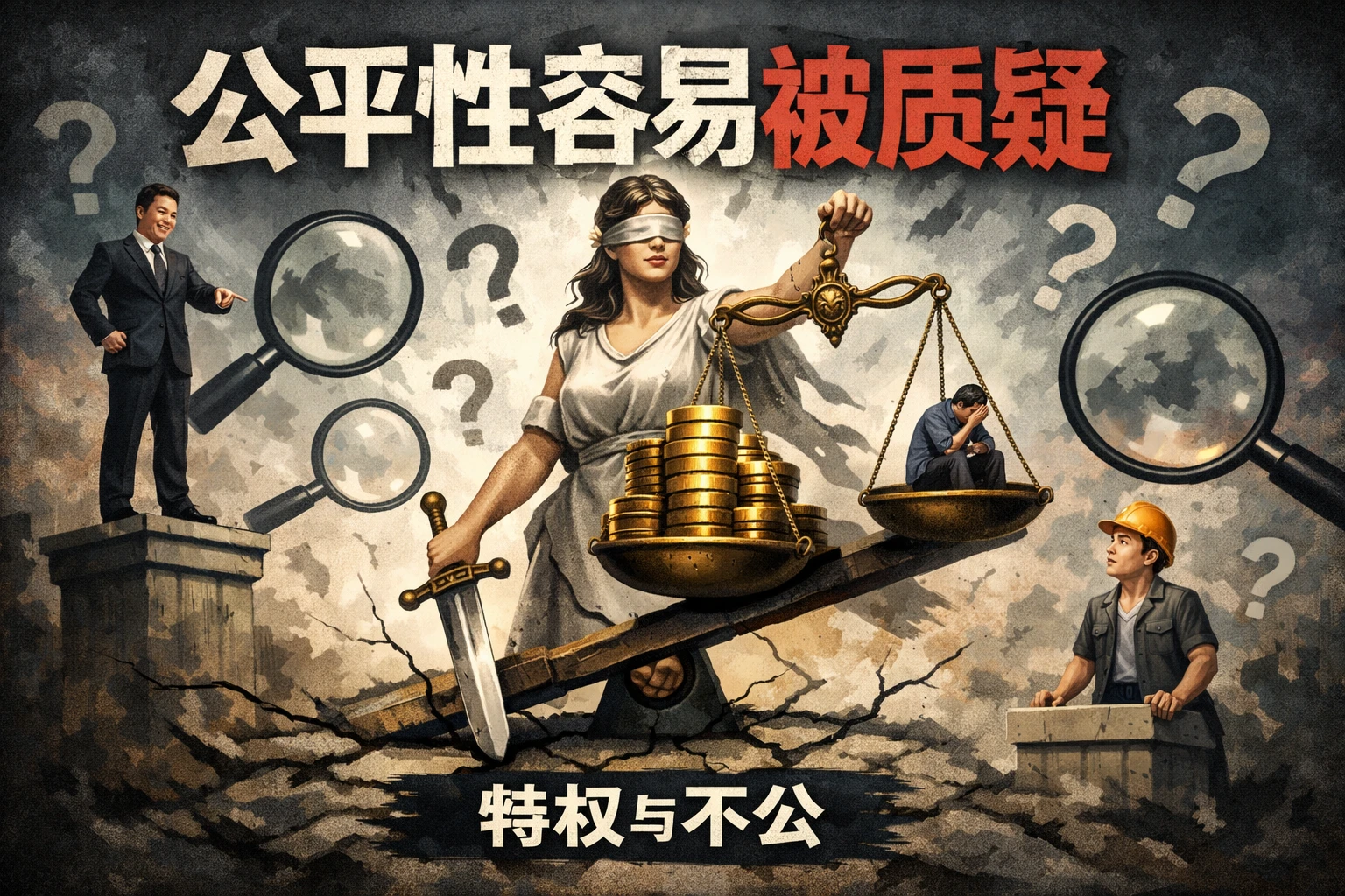 公平性容易被质疑