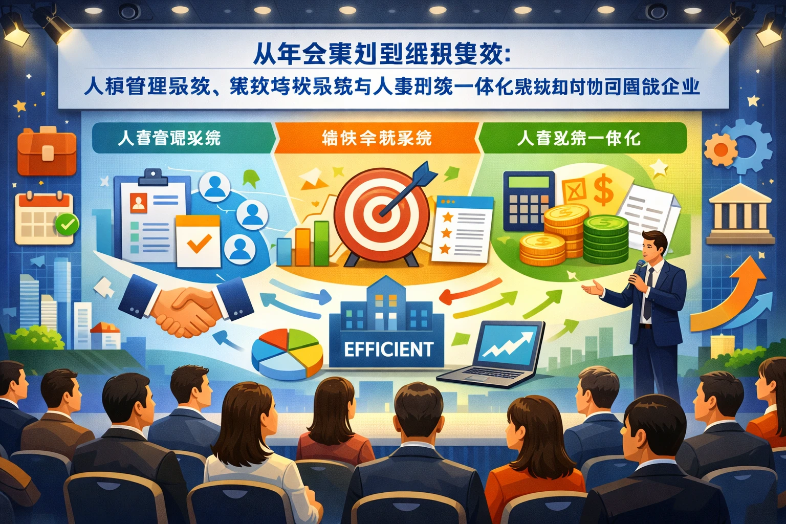 从年会策划到组织提效:人事管理系统、绩效考核系统与人事财务一体化系统如何协同赋能企业