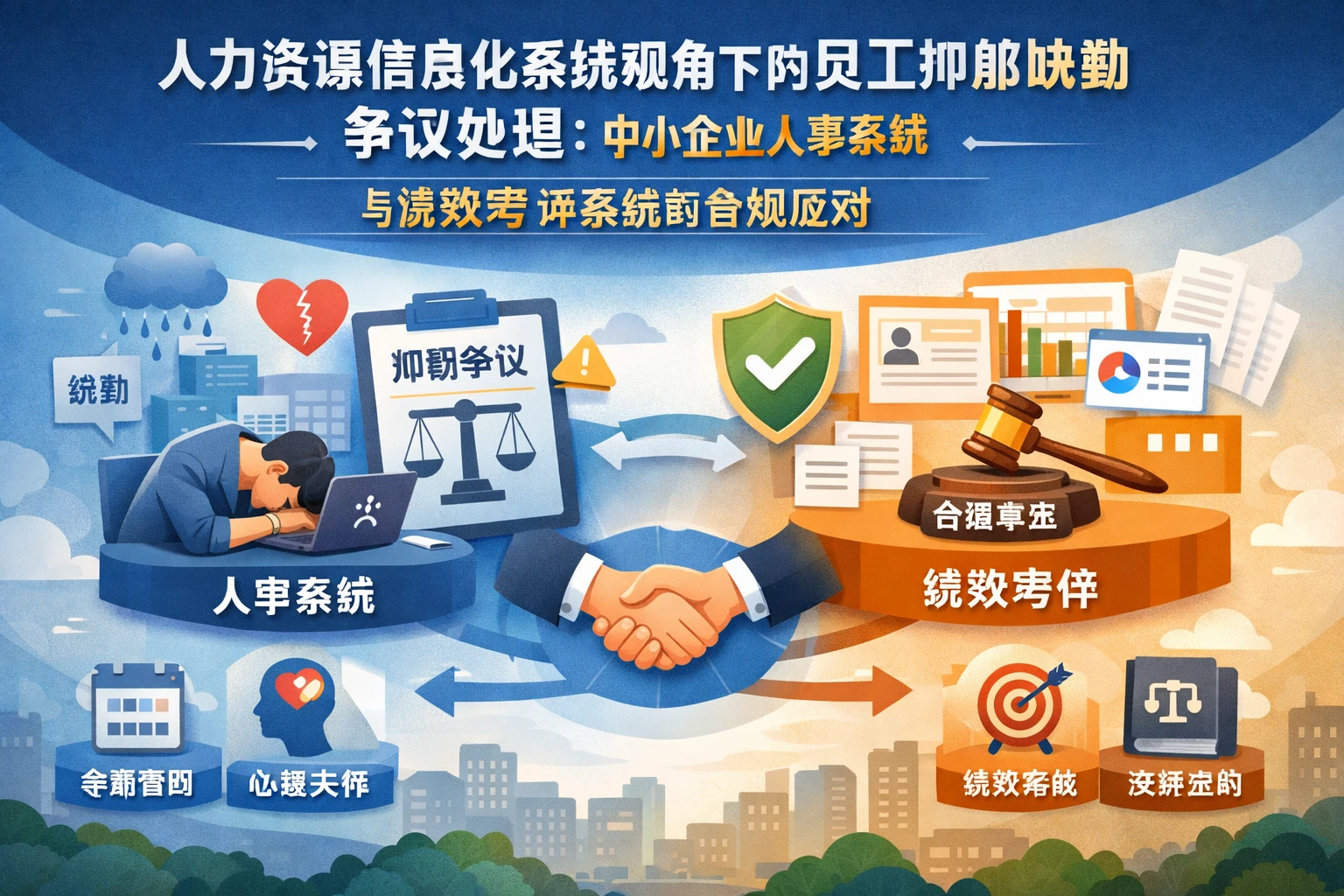 人力资源信息化系统视角下的员工抑郁缺勤争议处理:中小企业人事系统与绩效考评系统的合规应对