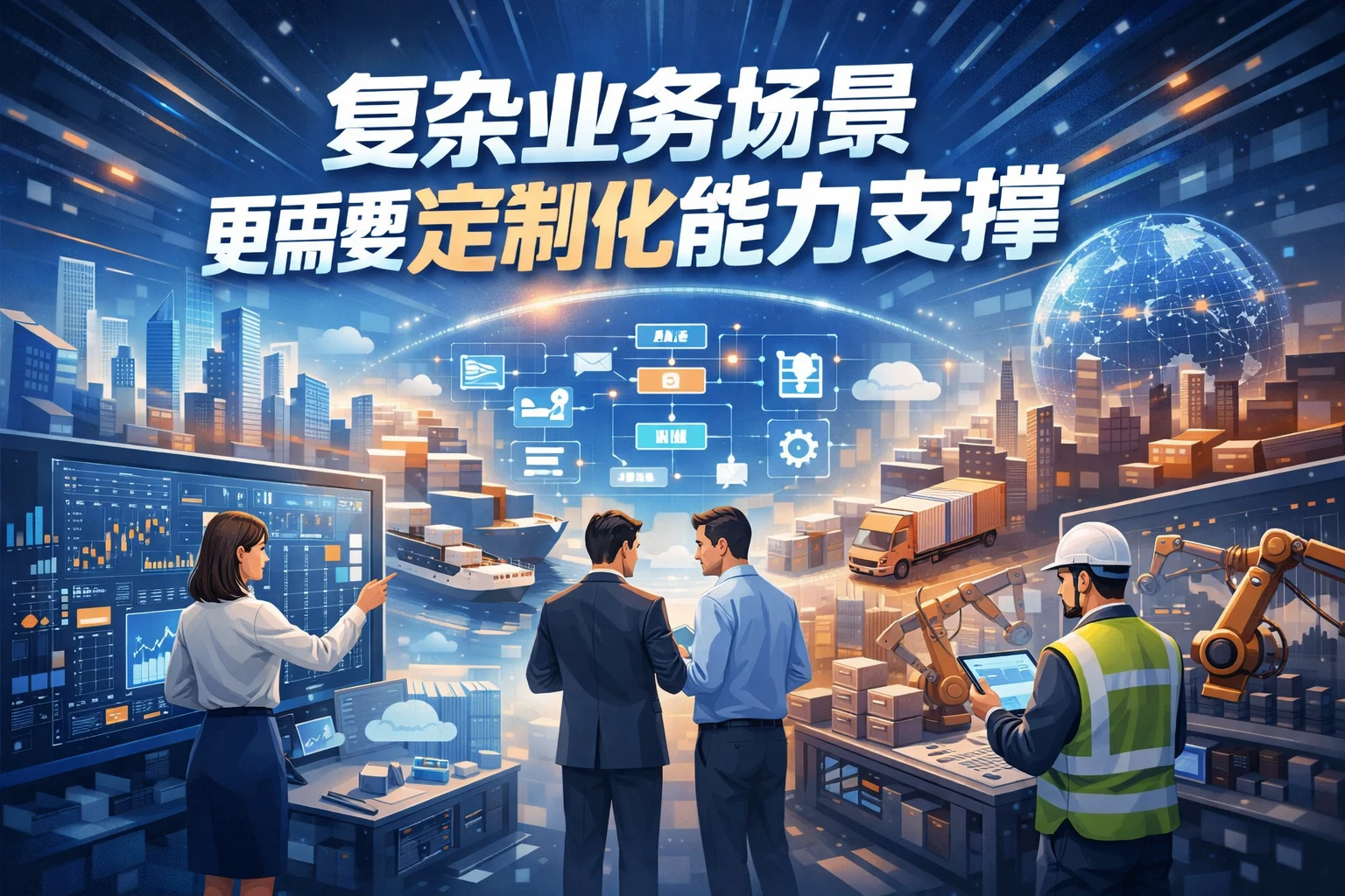 复杂业务场景更需要定制化能力支撑