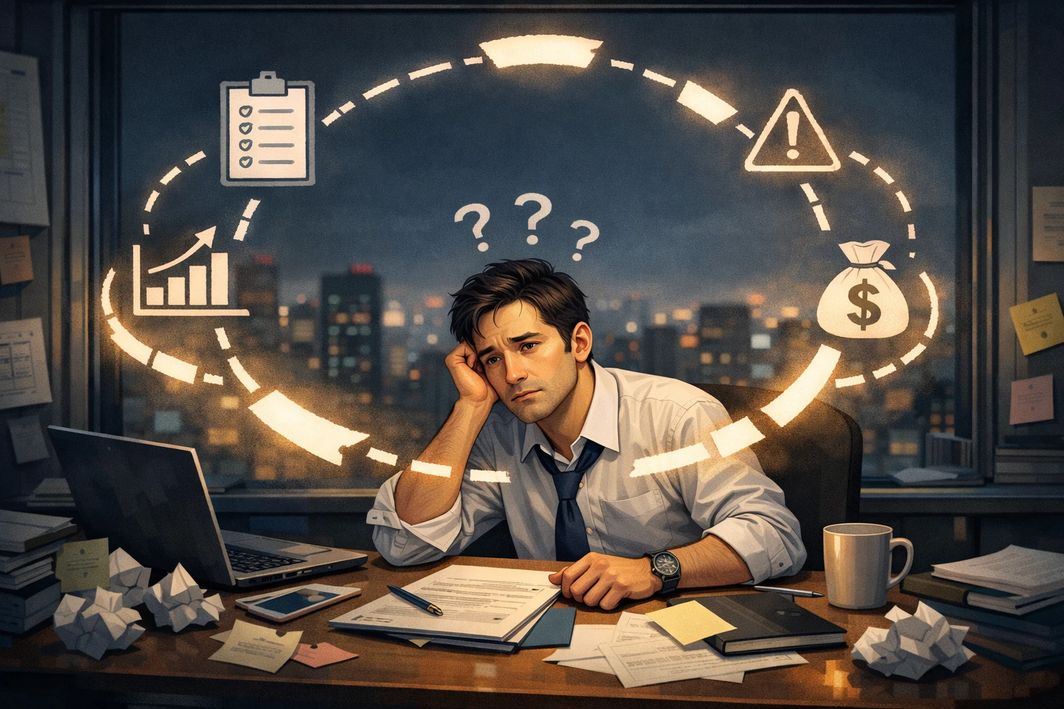 年底的迷茫，很多时候来自工作没有形成闭环