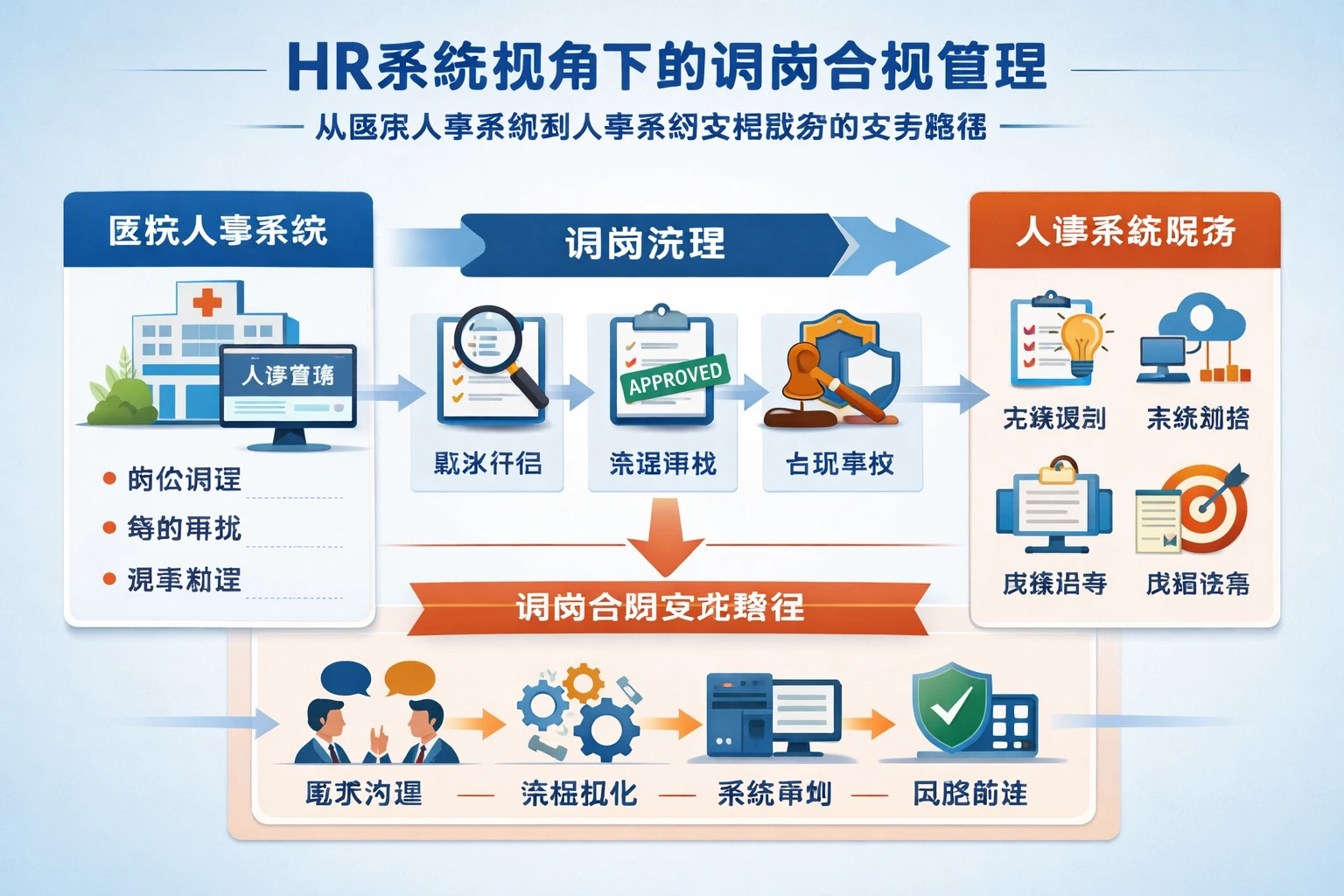 HR系统视角下的调岗合规管理：从医院人事系统到人事系统实施服务的实务路径