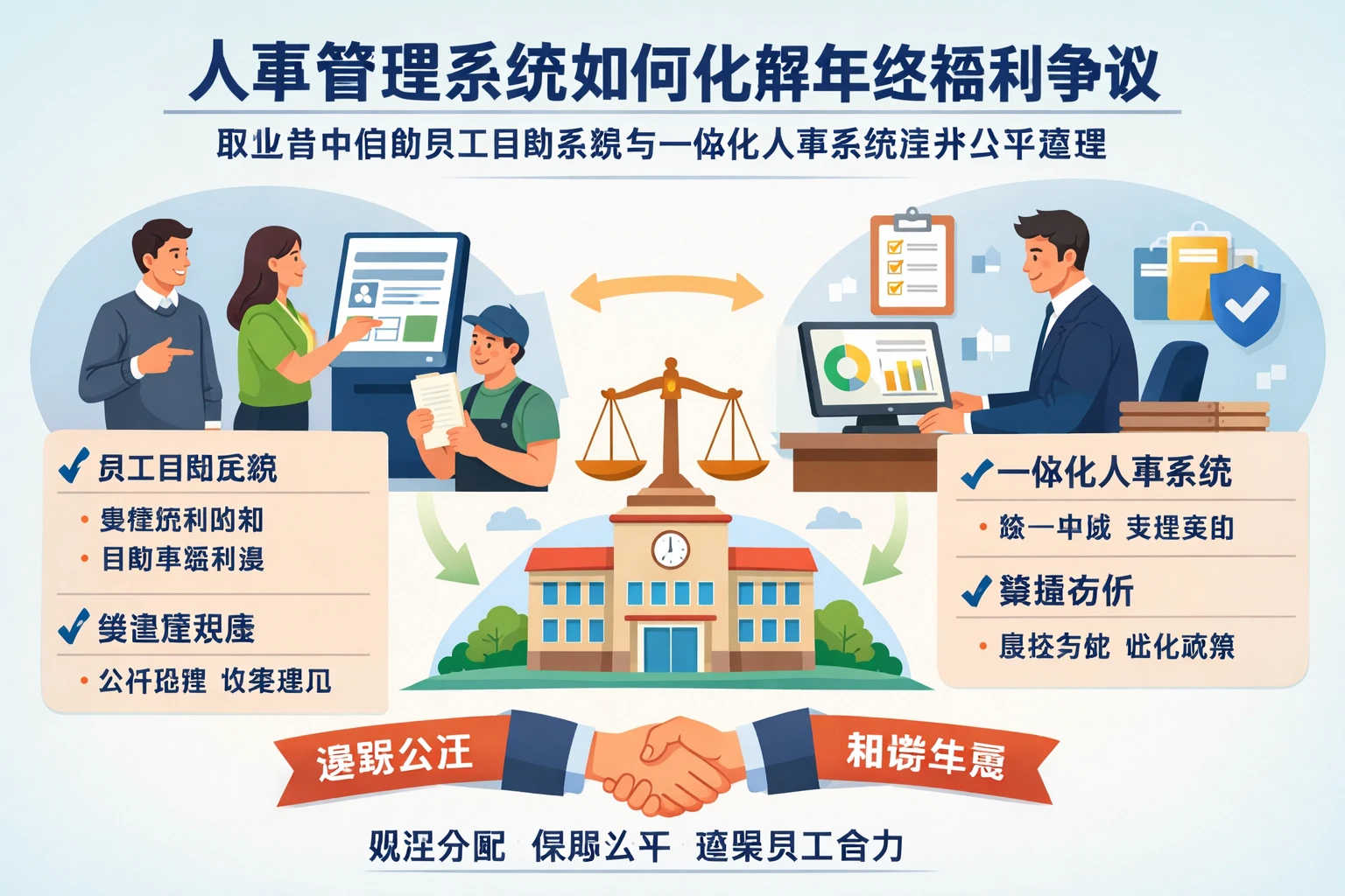 人事管理系统如何化解年终福利争议：职业高中借助员工自助系统与一体化人事系统提升公平管理