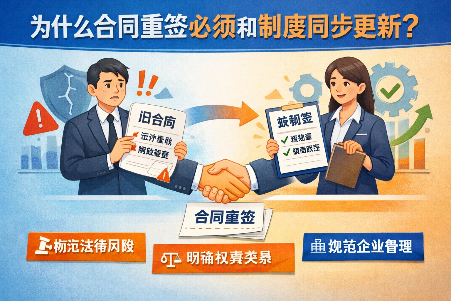 为什么合同重签必须和制度同步更新