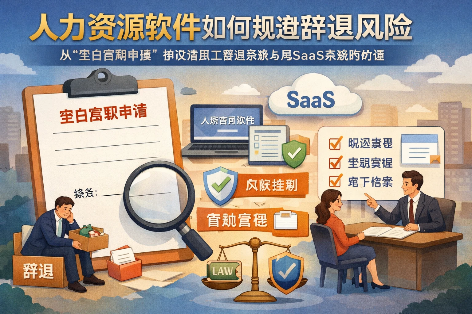 人力资源软件如何规避辞退风险:从“空白离职申请”争议看员工管理系统与人事SaaS系统的价值