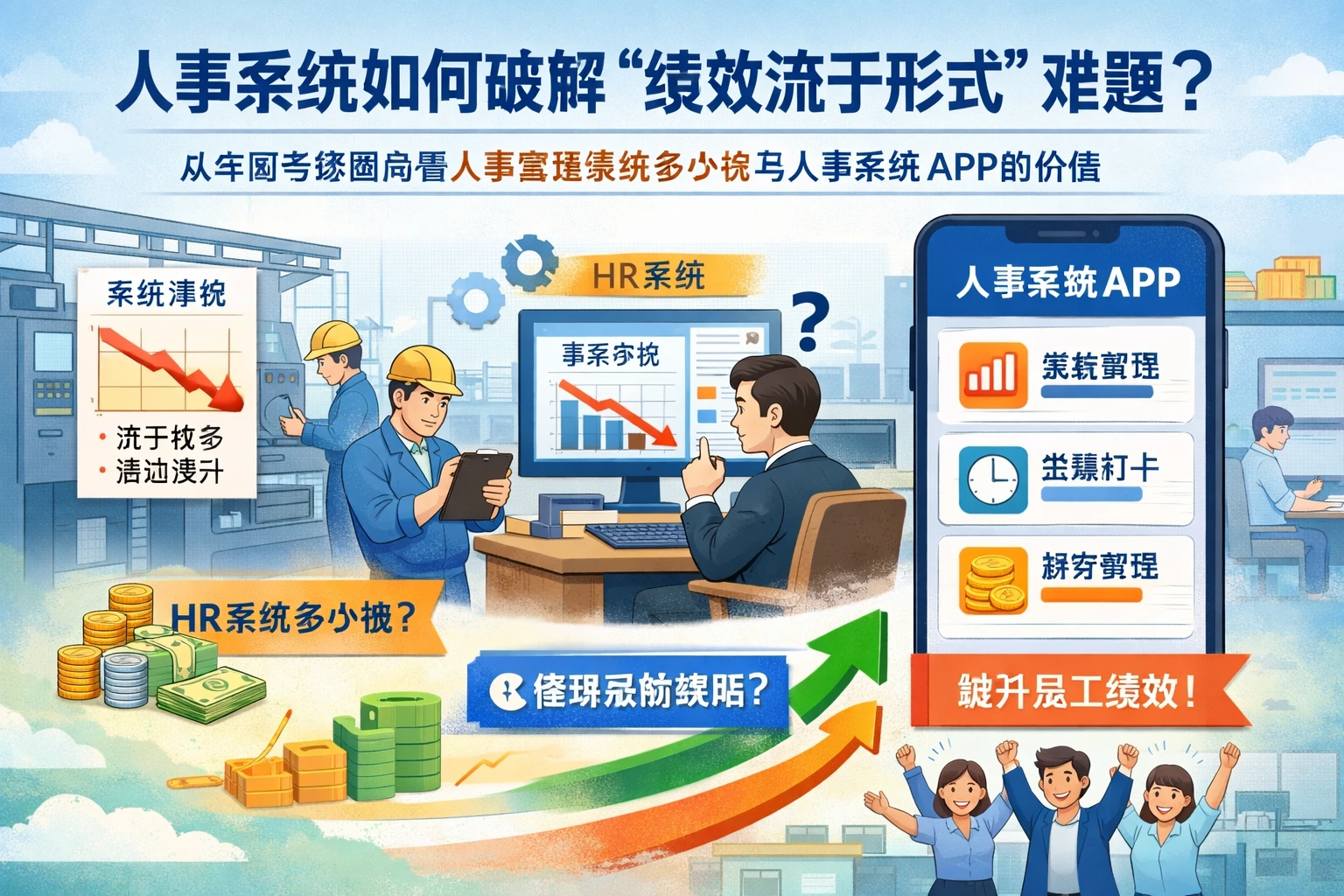 人事系统如何破解“绩效流于形式”难题?从车间考核困局看人事管理系统多少钱与人事系统APP的价值