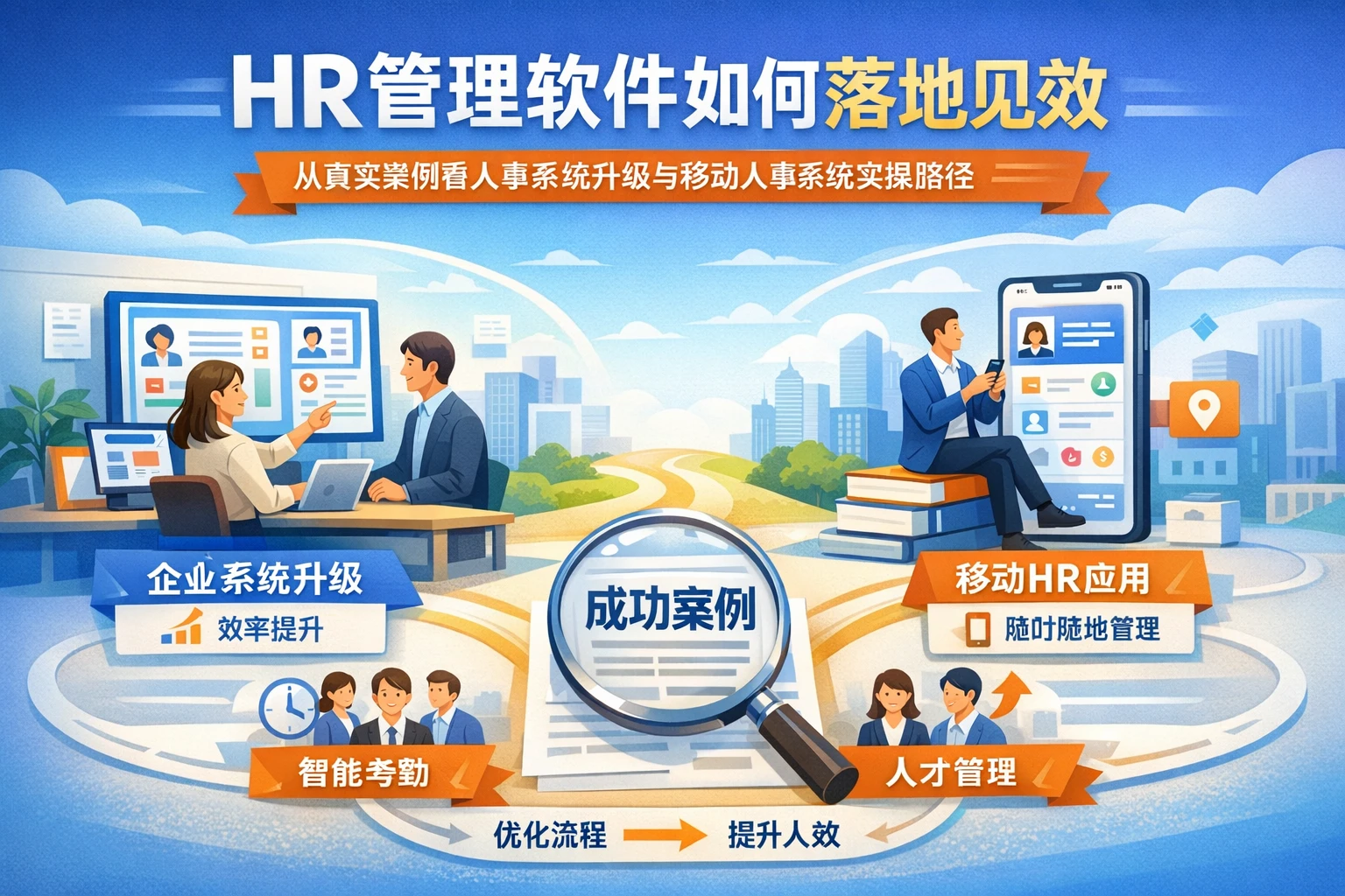 HR管理软件如何落地见效:从真实案例看人事系统升级与移动人事系统实操路径