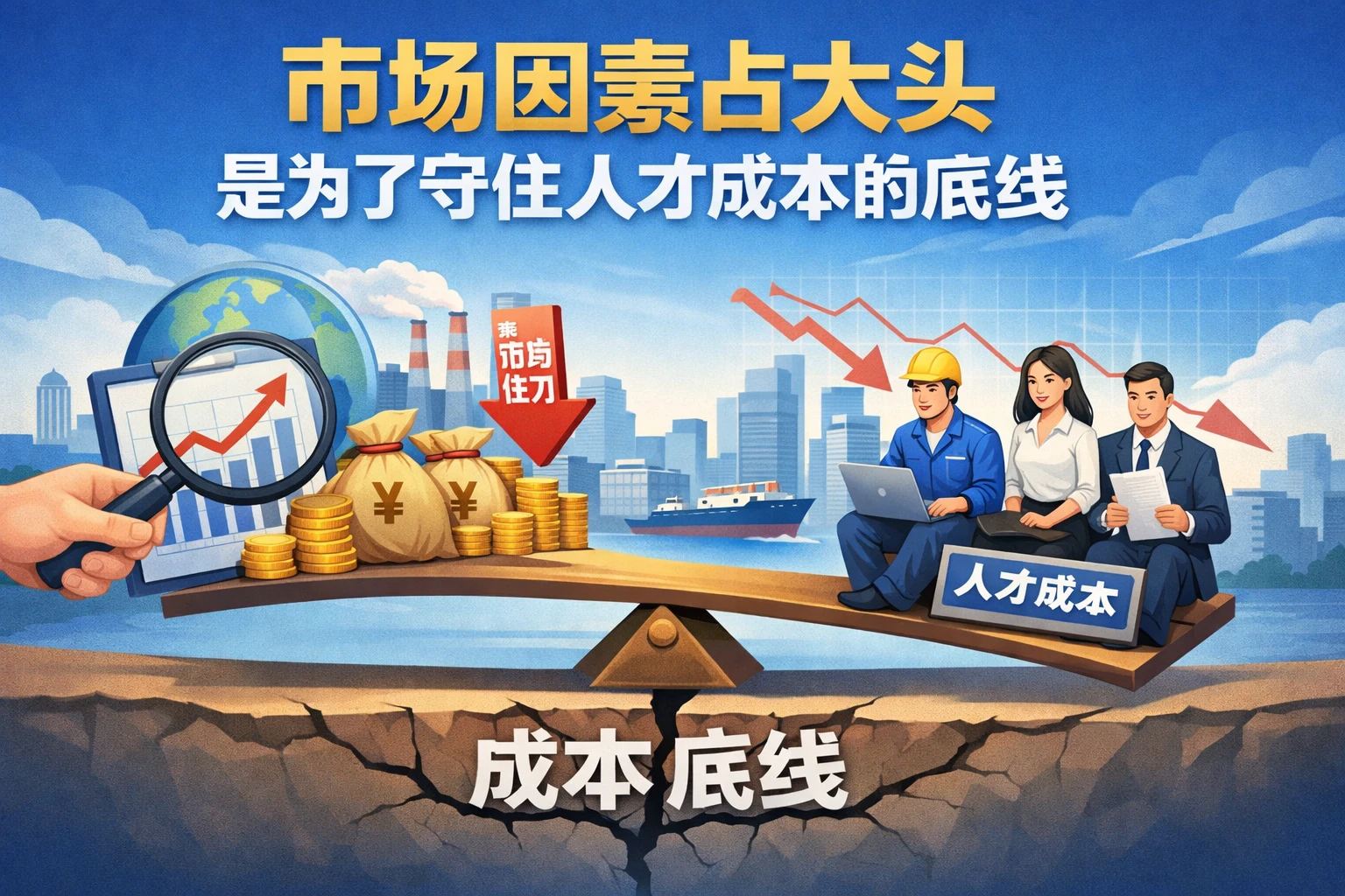 市场因素占大头,是为了守住人才成本的底线