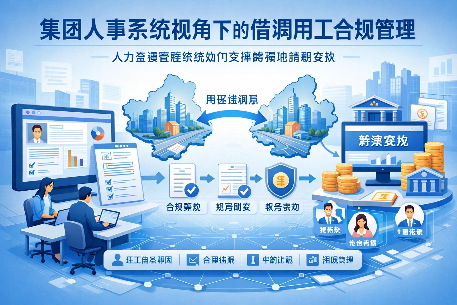 集团人事系统视角下的借调用工合规管理：人力资源管理系统如何支撑跨属地薪酬发放