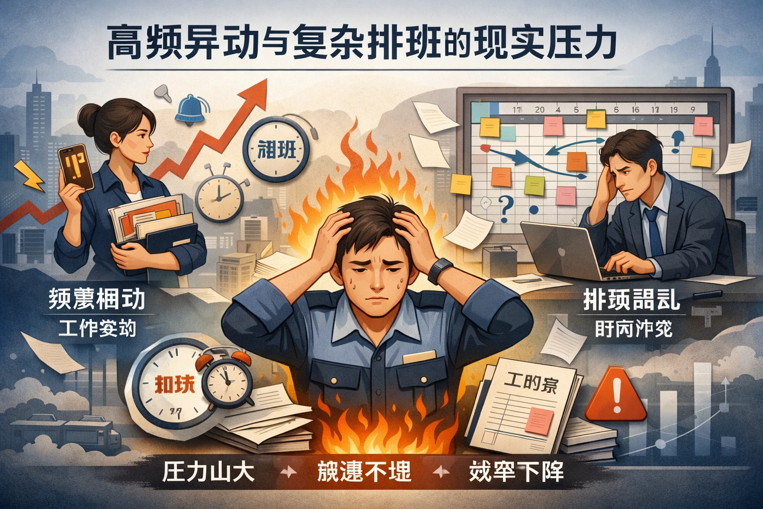 高频异动与复杂排班的现实压力