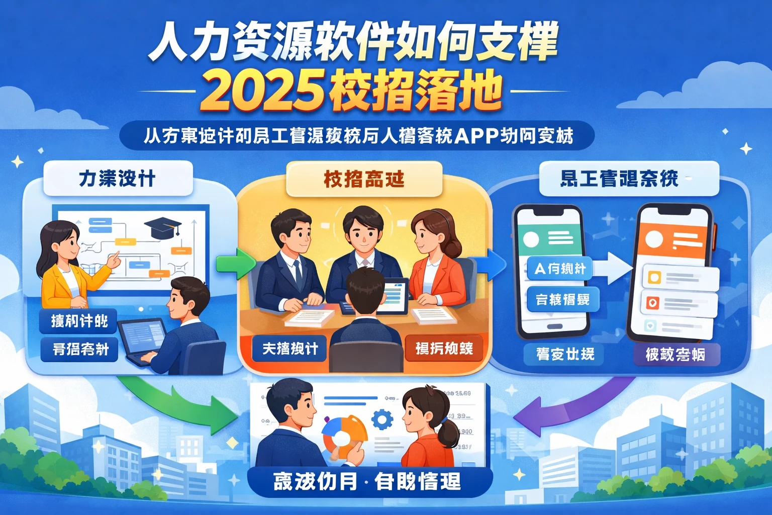 人力资源软件如何支撑2025校招落地：从方案设计到员工管理系统与人事系统APP协同实战