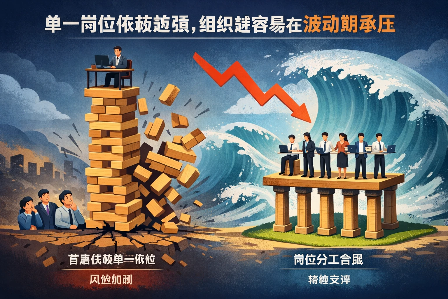 单一岗位依赖越强，组织越容易在波动期承压