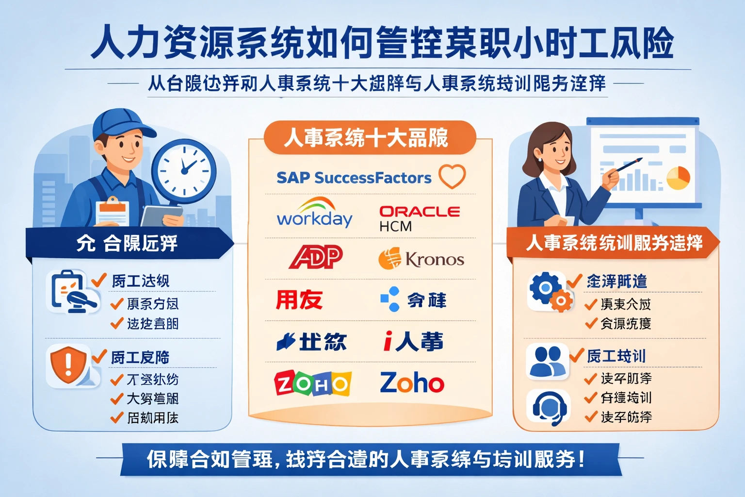 人力资源系统如何管控兼职小时工风险：从合规边界到人事系统十大品牌与人事系统培训服务选择