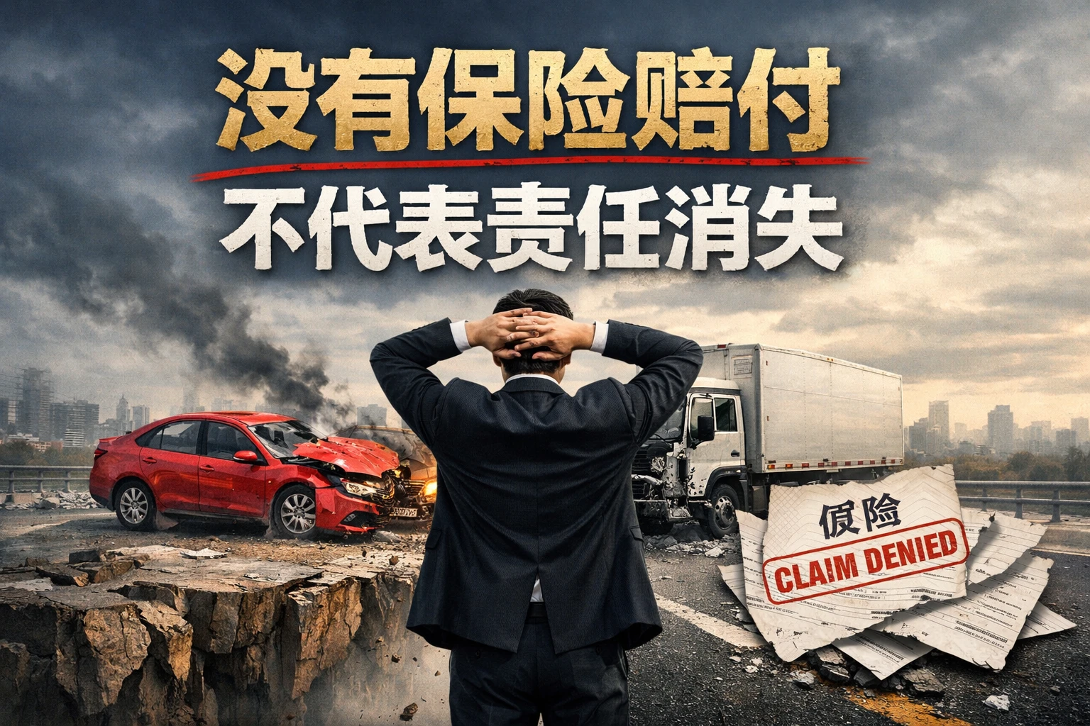 没有保险赔付，不代表责任消失