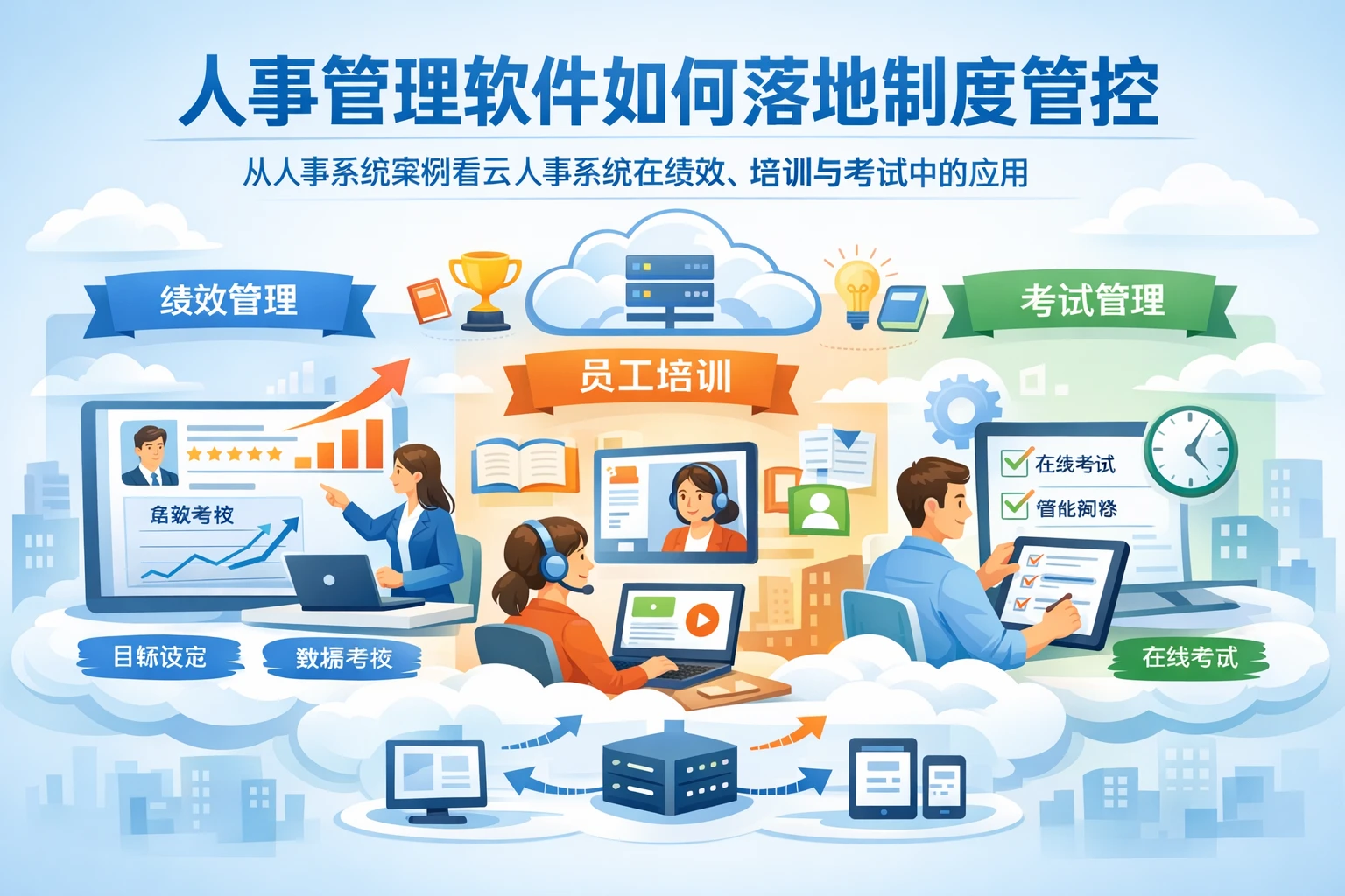 人事管理软件如何落地制度管控：从人事系统案例看云人事系统在绩效、培训与考试中的应用