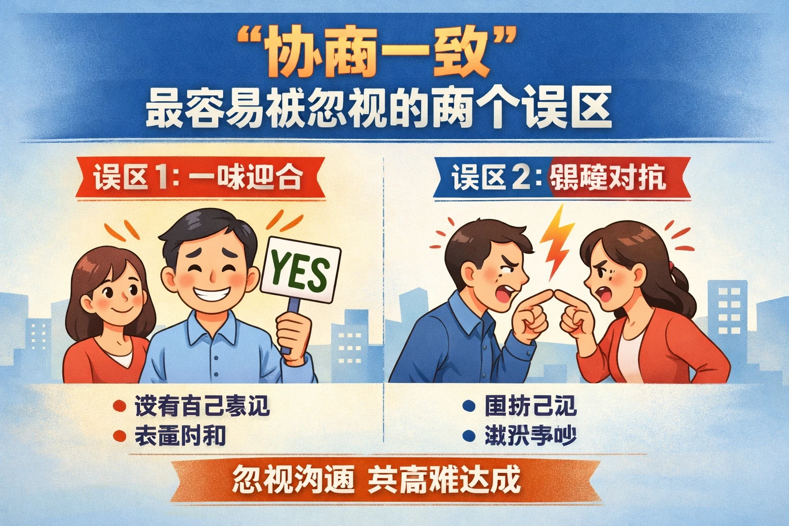 “协商一致”最容易被忽视的两个误区