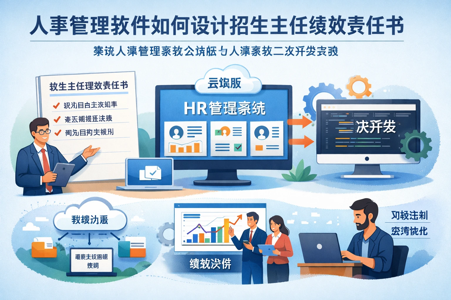 人事管理软件如何设计招生主任绩效责任书：兼谈人事管理系统云端版与人事系统二次开发实践