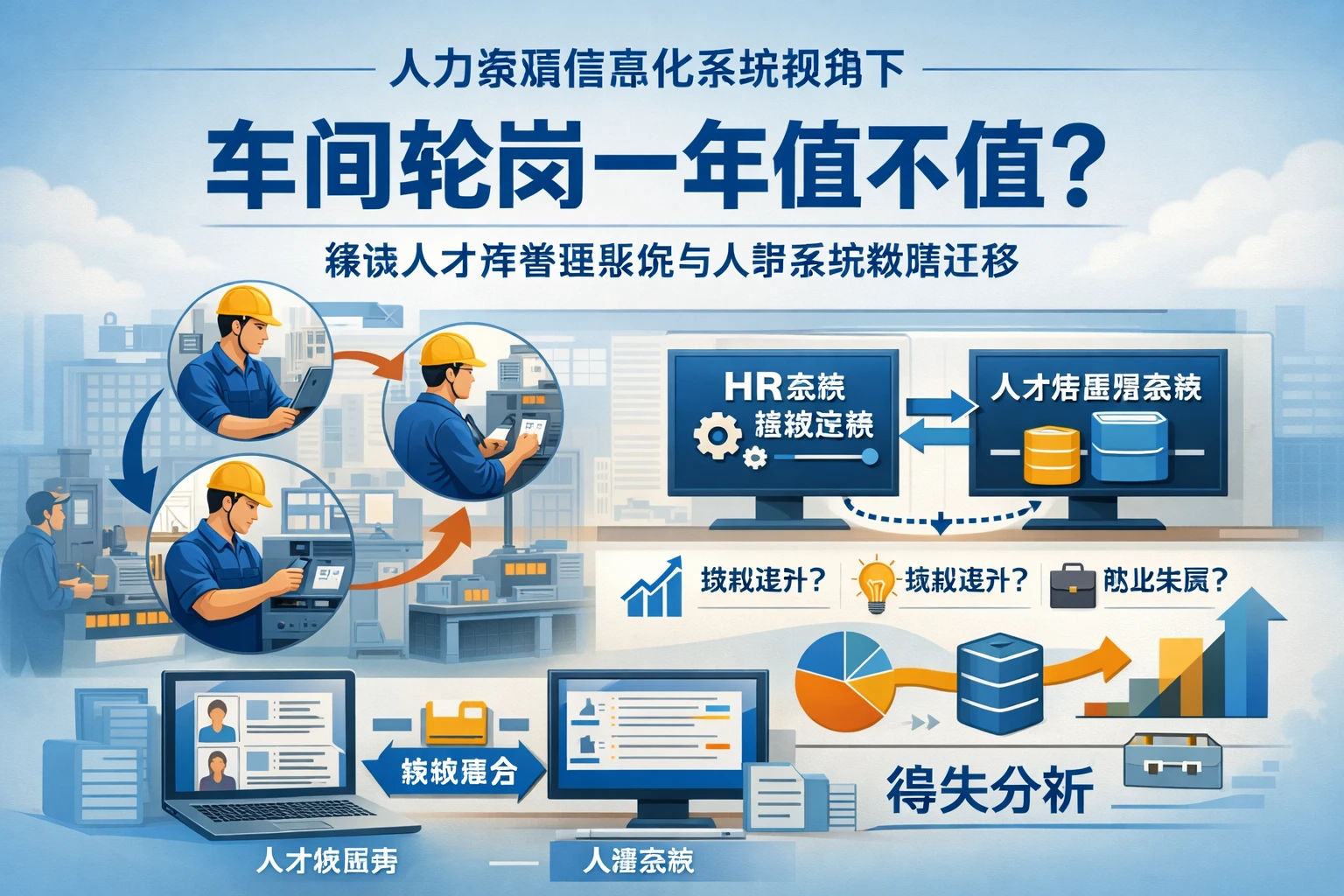 人力资源信息化系统视角下，车间轮岗一年值不值？兼谈人才库管理系统与人事系统数据迁移