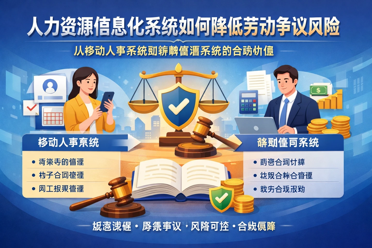 人力资源信息化系统如何降低劳动争议风险：从移动人事系统到薪酬管理系统的合规价值