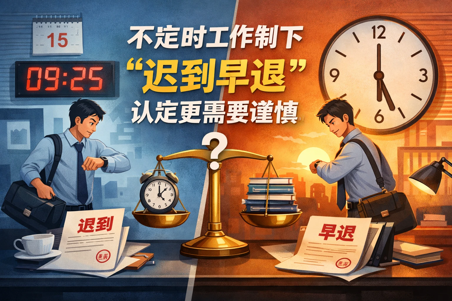 不定时工作制下，“迟到早退”认定更需要谨慎