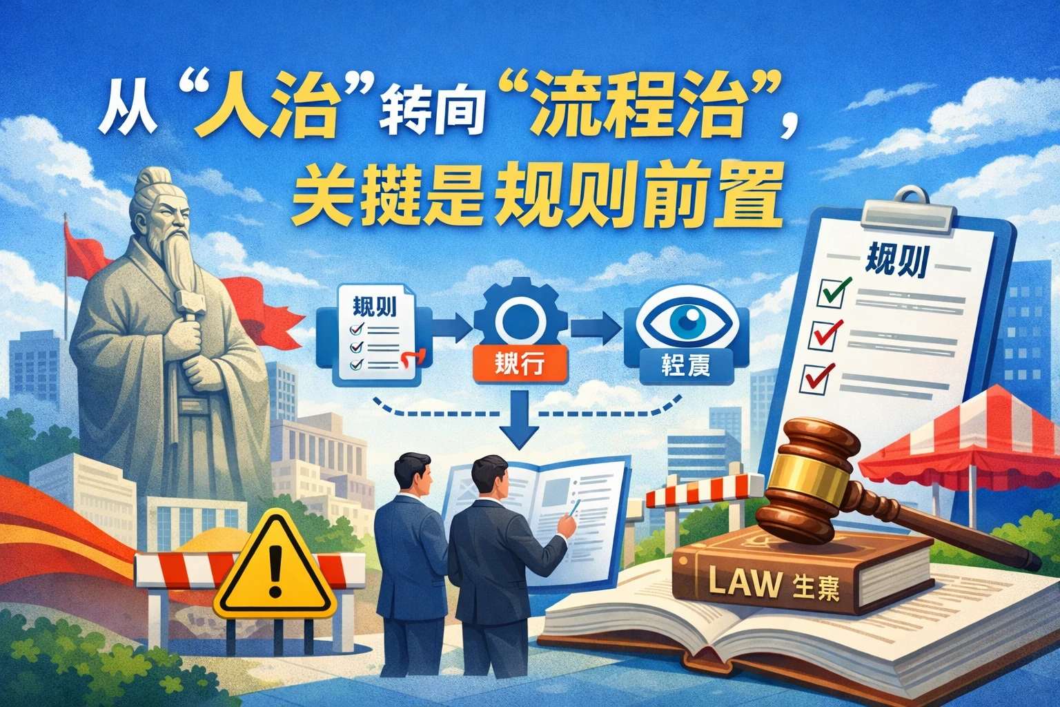从“人治”转向“流程治”,关键是规则前置