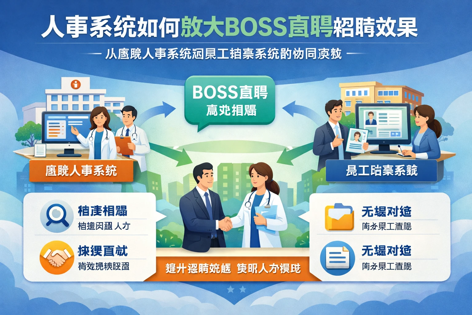 人事系统如何放大BOSS直聘招聘效果:从医院人事系统到员工档案系统的协同实践