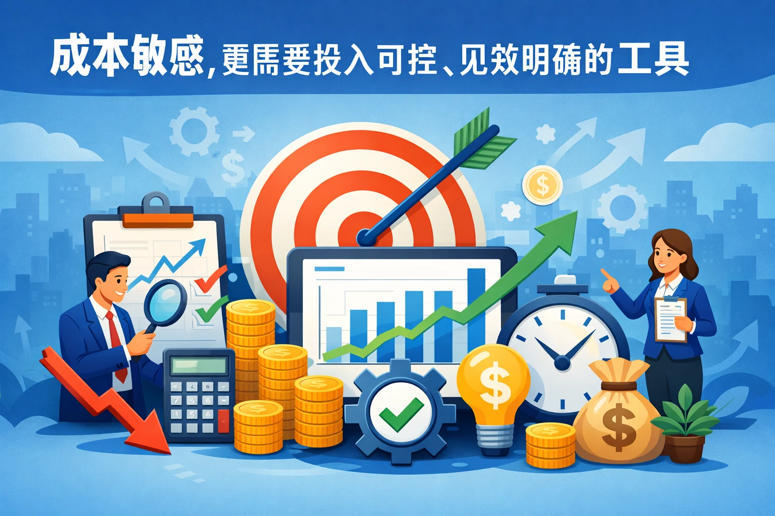 成本敏感,更需要投入可控、见效明确的工具