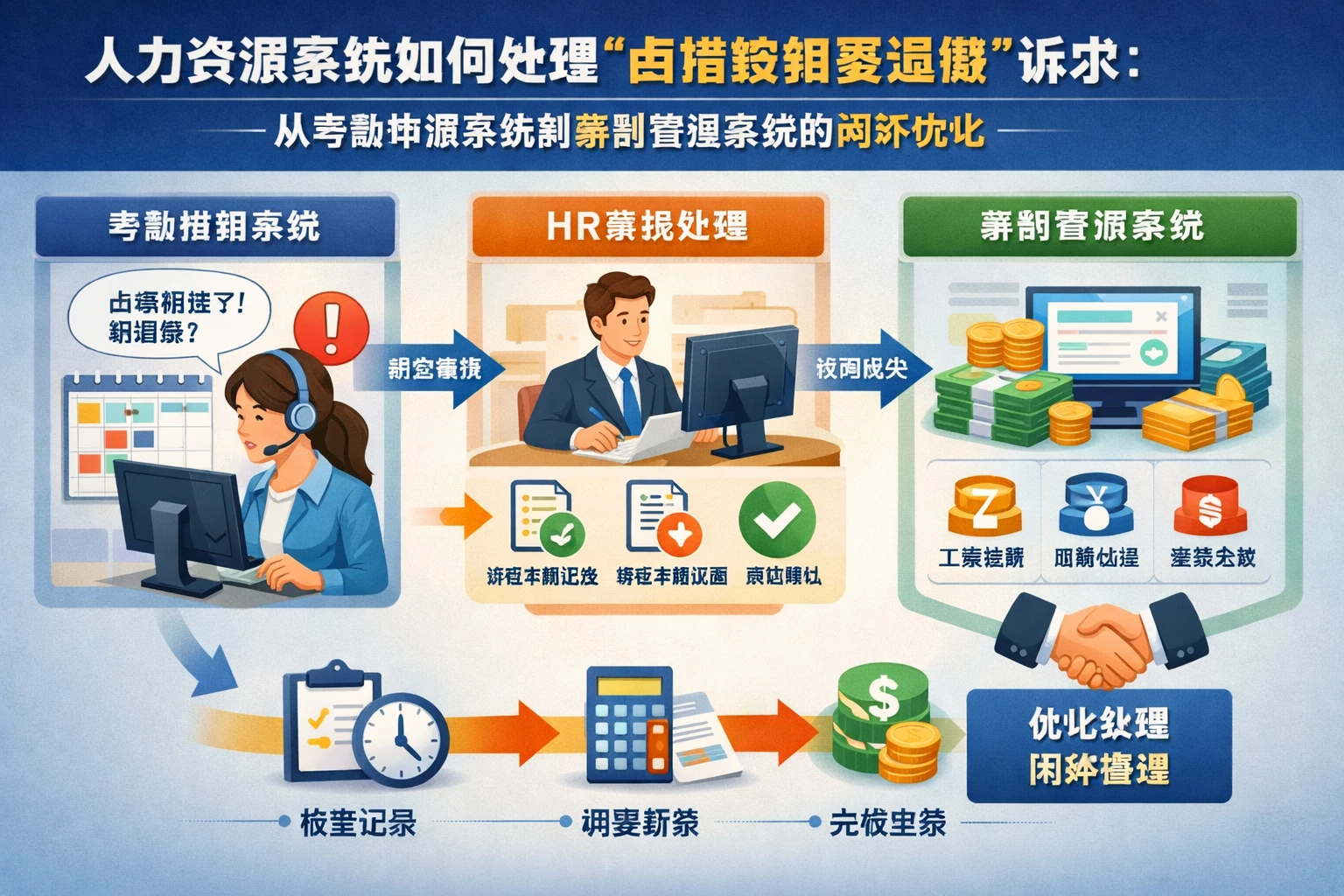 人力资源系统如何处理“点错按钮要退费”诉求：从考勤排班系统到薪酬管理系统的闭环优化