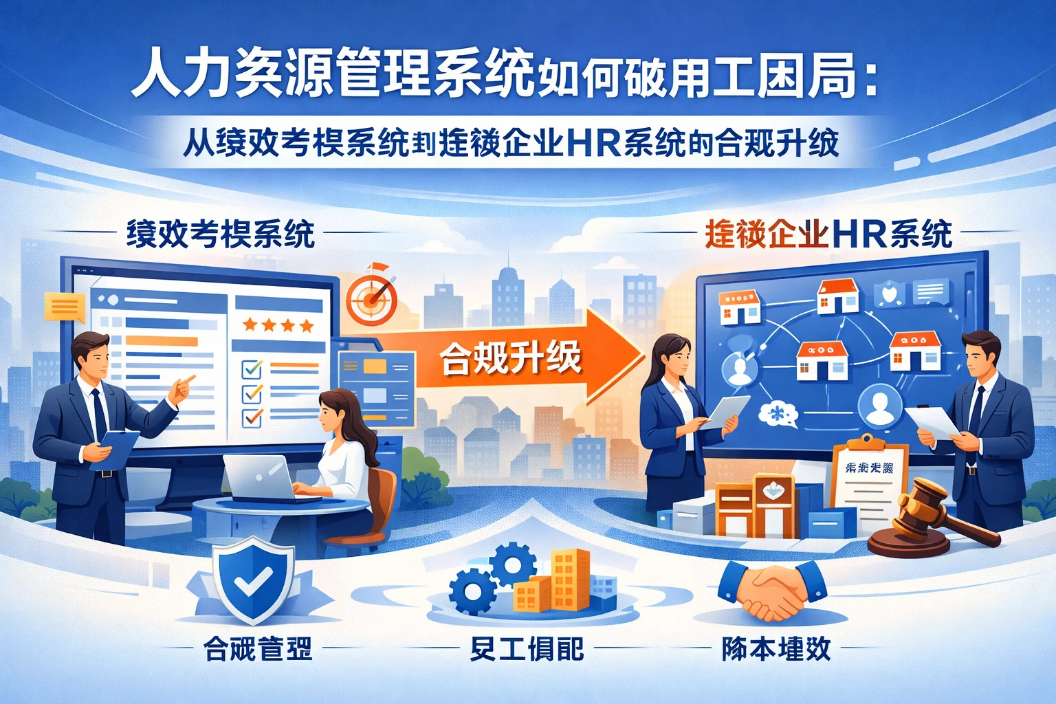 人力资源管理系统如何破解用工困局：从绩效考核系统到连锁企业HR系统的合规升级