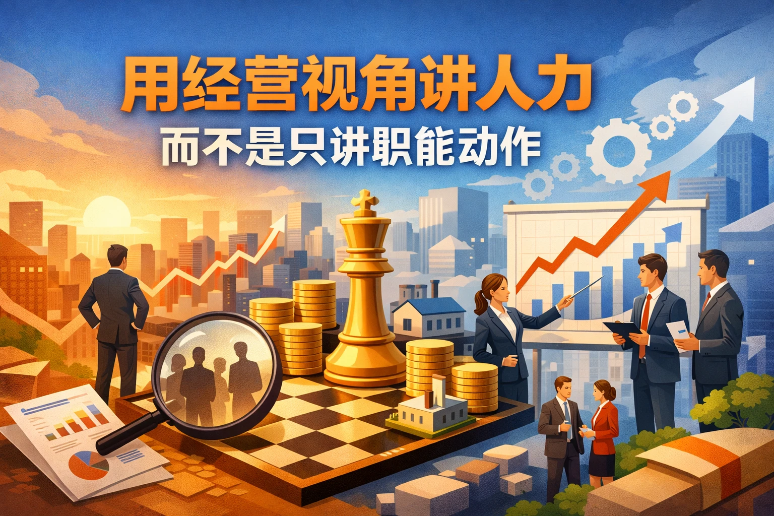 用经营视角讲人力，而不是只讲职能动作