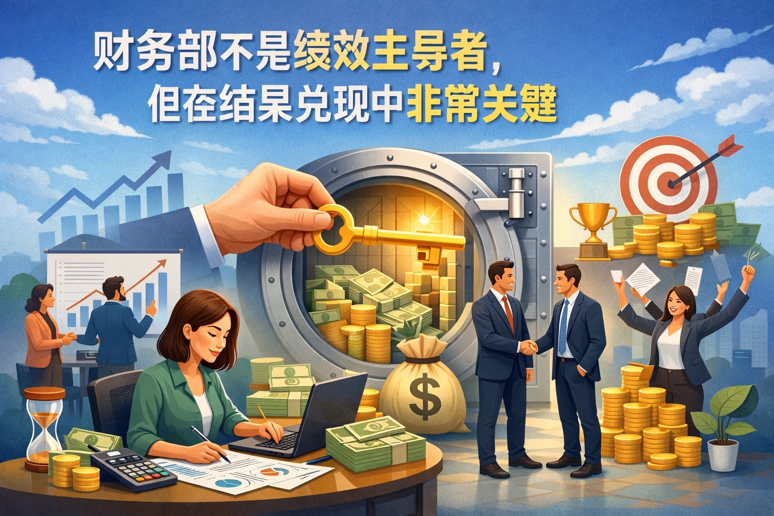 财务部不是绩效主导者，但在结果兑现中非常关键