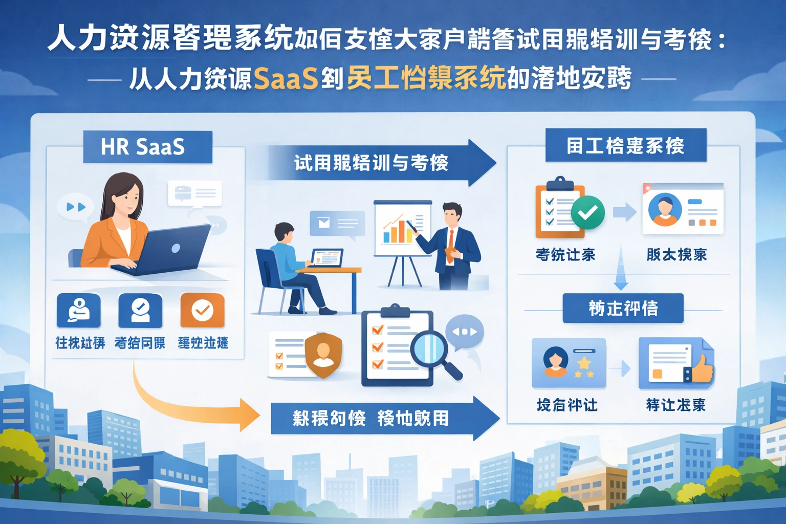人力资源管理系统如何支撑大客户销售试用期培训与考核：从人力资源SaaS到员工档案系统的落地实践