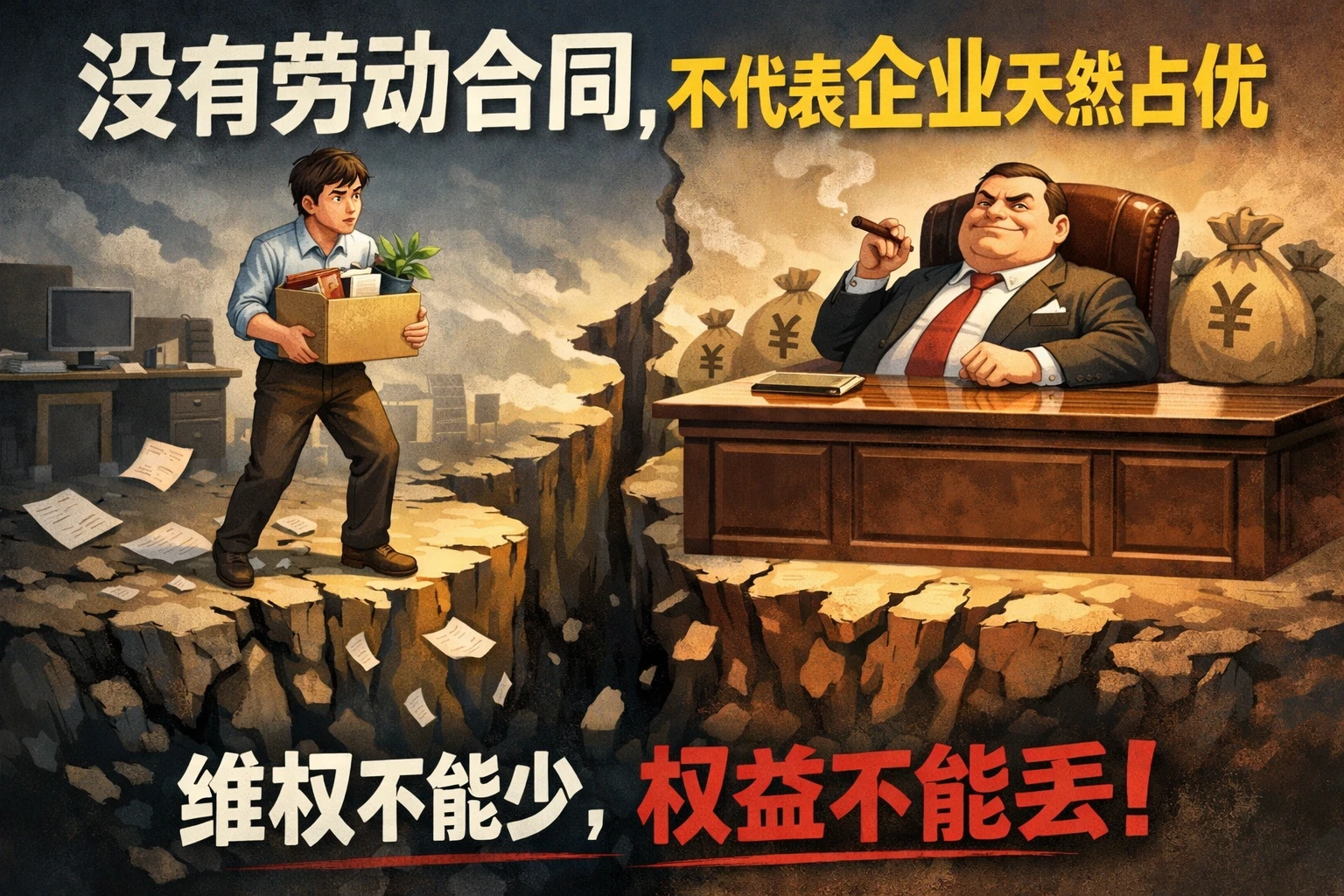 没有劳动合同，不代表企业天然占优