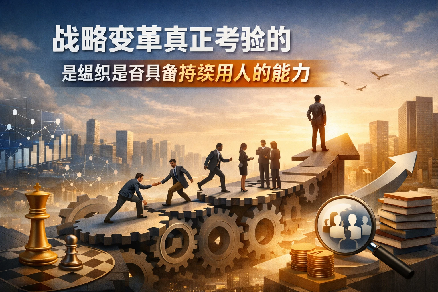 战略变革真正考验的，是组织是否具备持续用人的能力